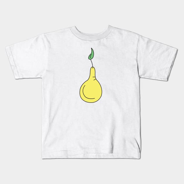 Pear Kids T-Shirt by now83